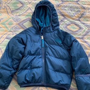 Toddler boy reversible North Face jacket